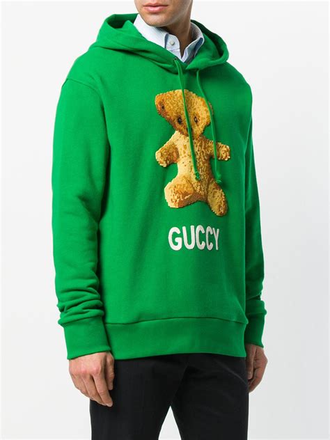 green gucci sweatshirt with ebar|gucci sweatpants for men.